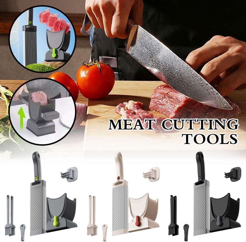 Trancheuse à Viande Manuelle - inox - compacte - découpe précise