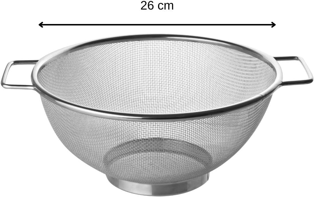 Fackelmann - Tamis inox série 28333 - 26x11,5 cm - acier inoxydable