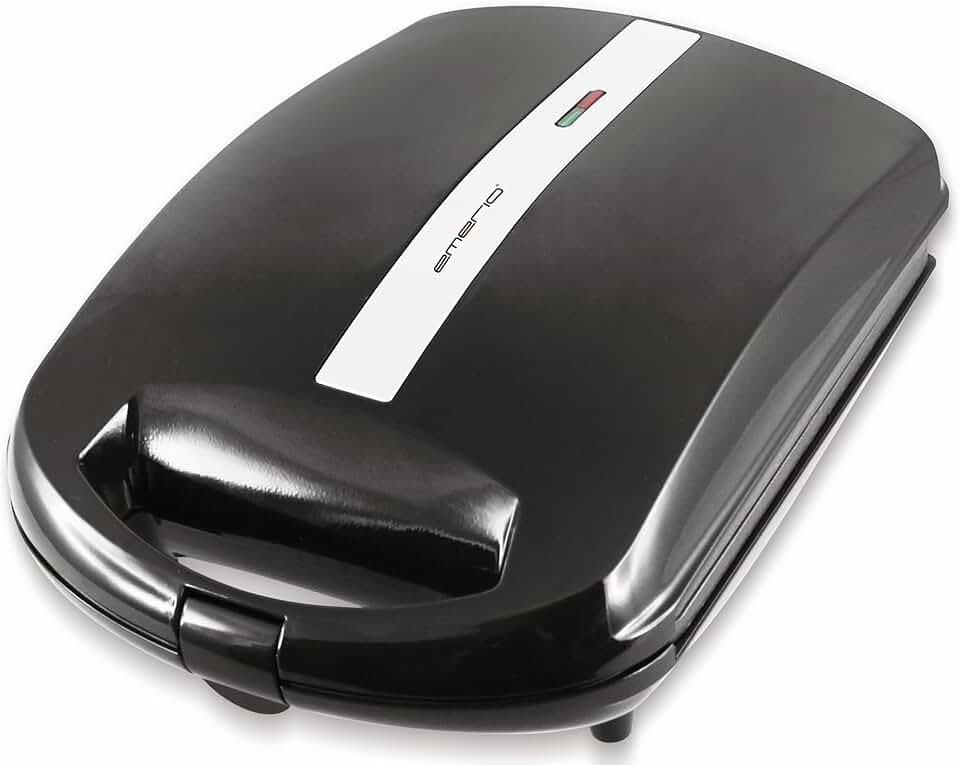Emerio - machine à croque-monsieur compacte - noir - plaques antiadhésives - ST-111153.4