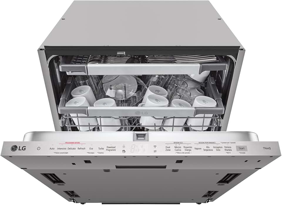 LG - 60 cm,  encastrable ,14 couverts, silencieux, 