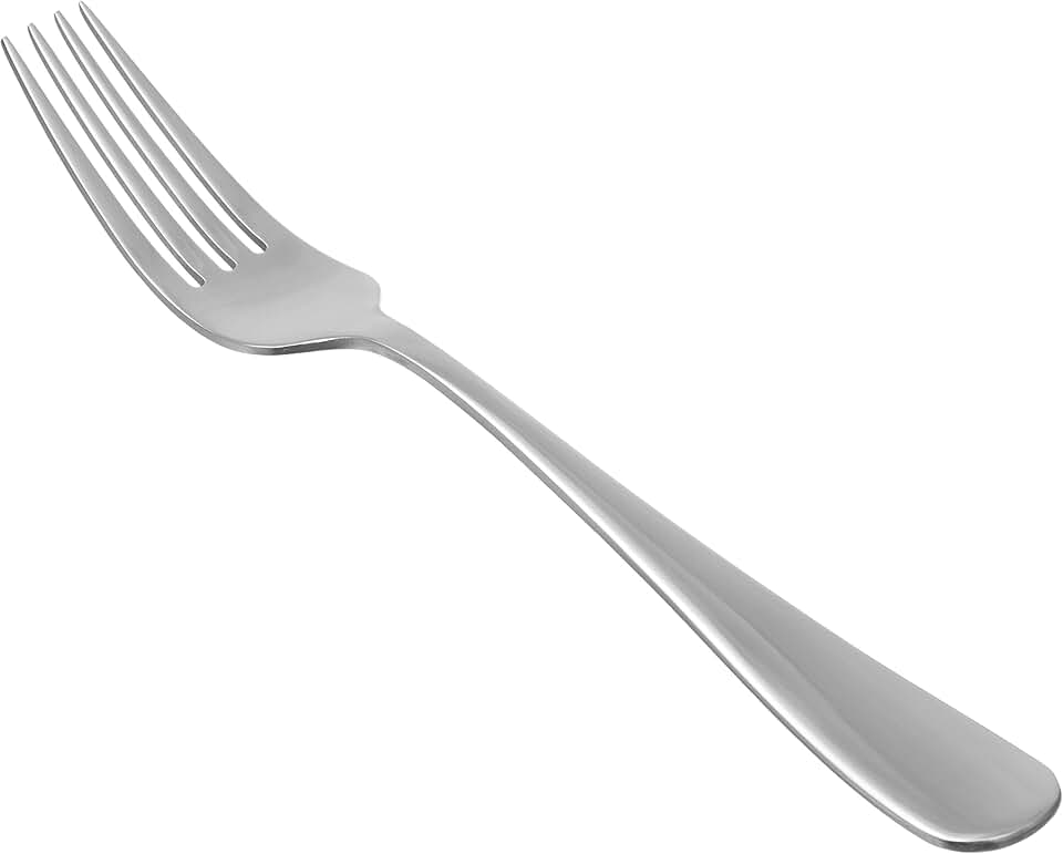 melyano Basics - Service 12 fourchettes - acier inox, bord arrondi, argenté