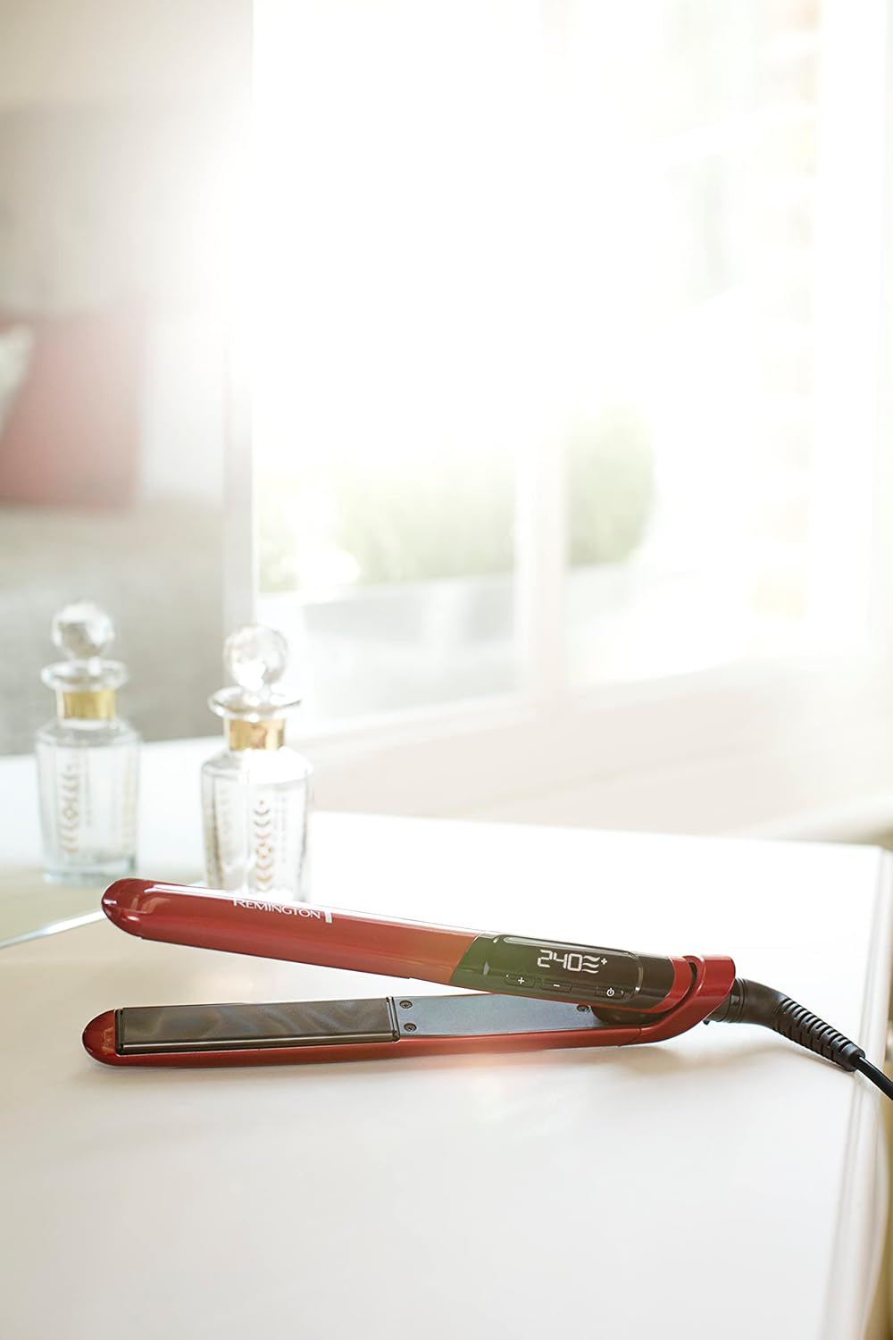 Remington - Lisseur Silk - écran LCD, céramique soie, 150-240°C, S9600
