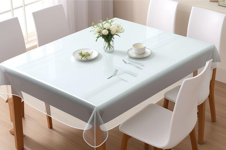 VITA PERFETTA - Protection Fine PVC transparente - 140x200 cm - nappe rectangle