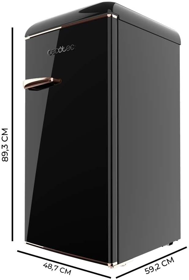 Cecotec - Mini Frigo Bolero Coolmarket TT - 89,3x48,7 cm - 95L, classe E, noir Origin 103