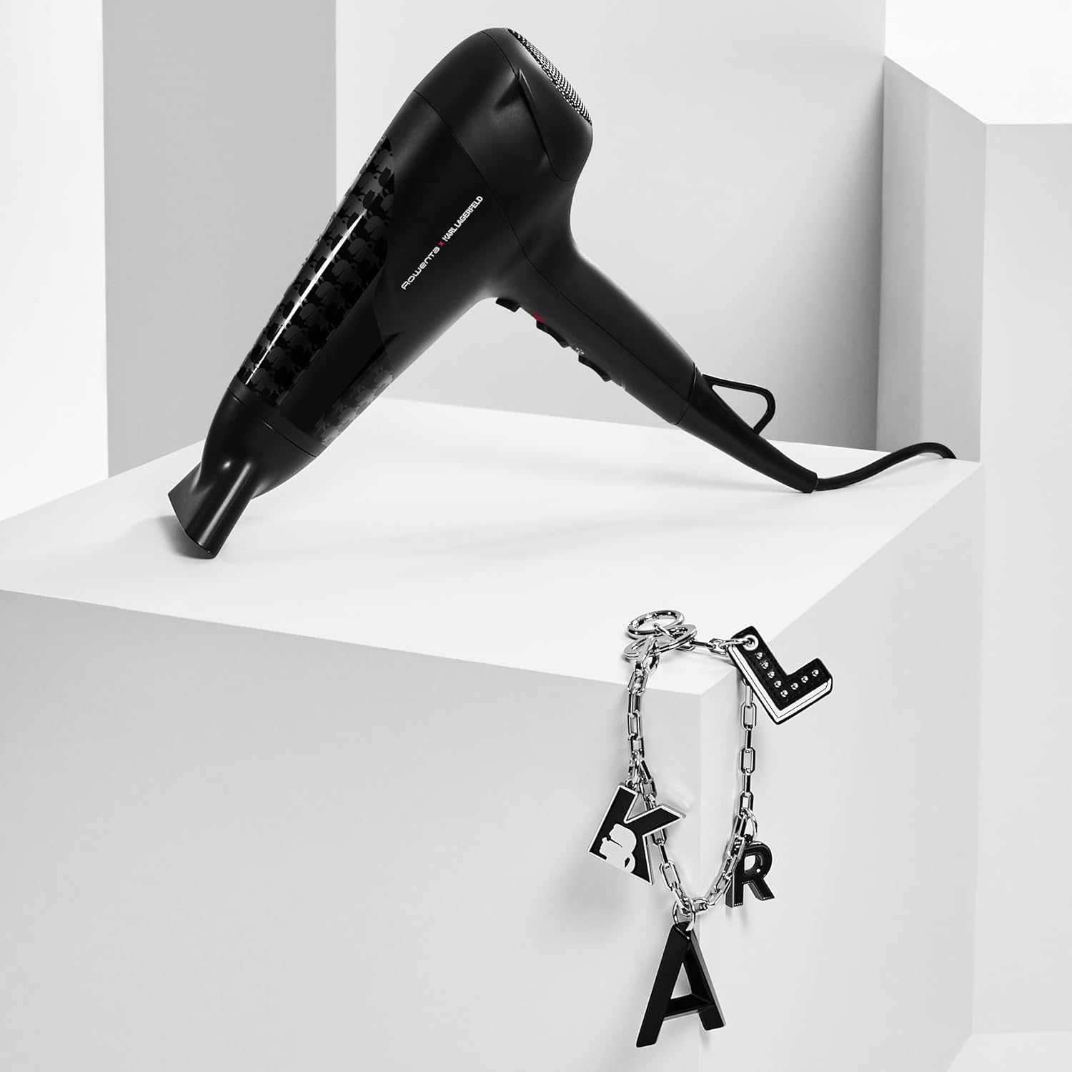 Rowenta - Studio Dry Karl Lagerfeld - sèche-cheveux compact - 6 vitesses/températures, technologie Effiwatts - CV581LF0