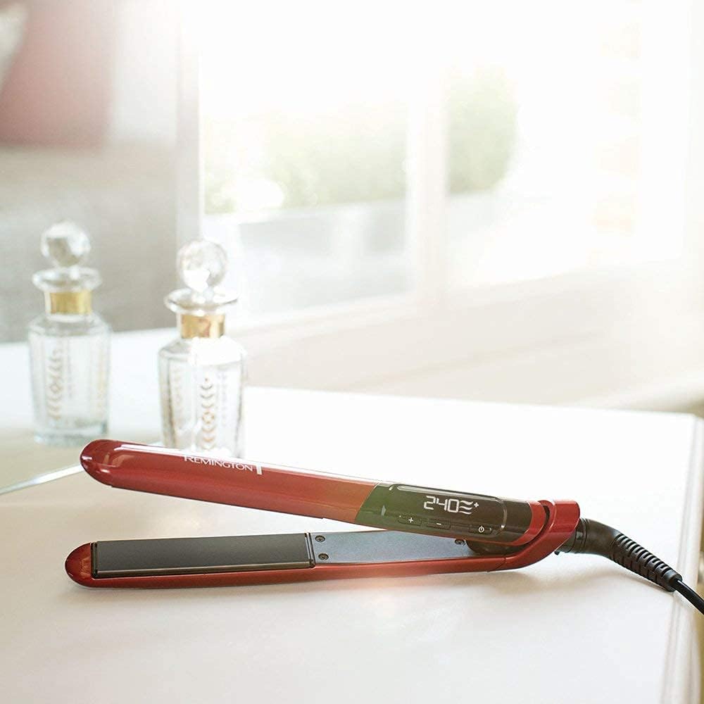 Remington - Lisseur Silk - écran LCD, céramique soie, 150-240°C, S9600