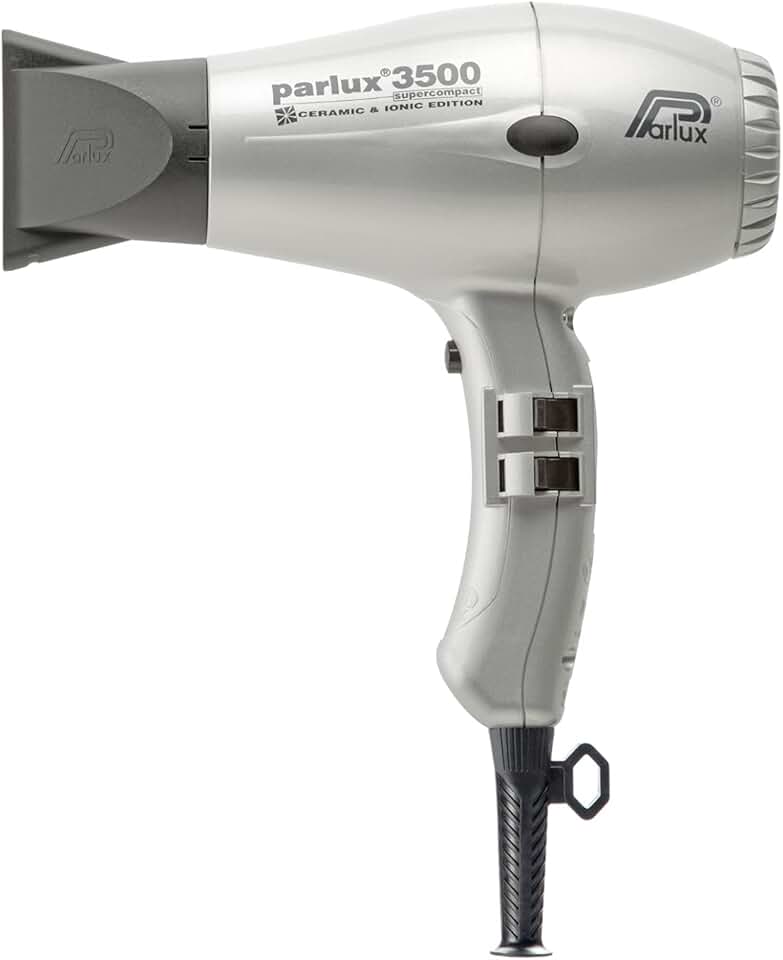 Parlux - Supercompact 3500 - compact - ionique, céramique, argent