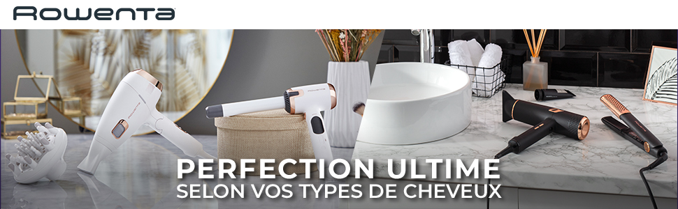 Rowenta, la perfection ultime selon vos types de cheveux !