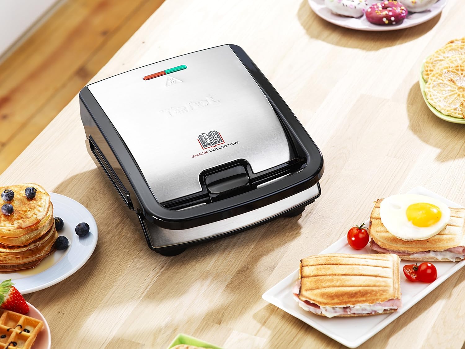 Tefal - Snack Collection - plaques bagels et livre recettes XA801612
