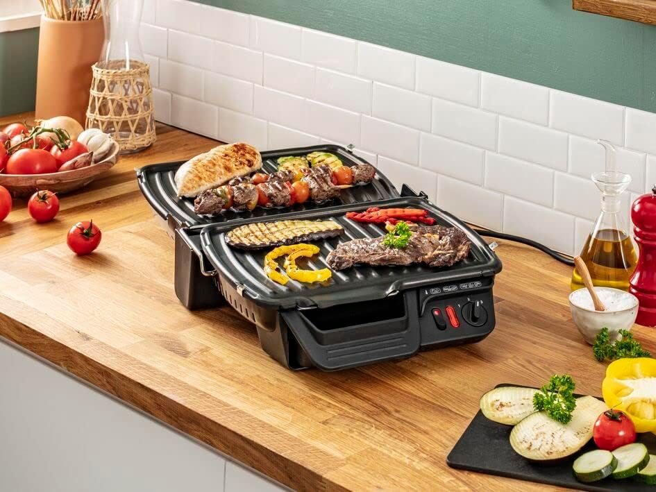 Tefal - Grill Ultracompact 600 Comfort - XL - thermostat réglable - GC306012