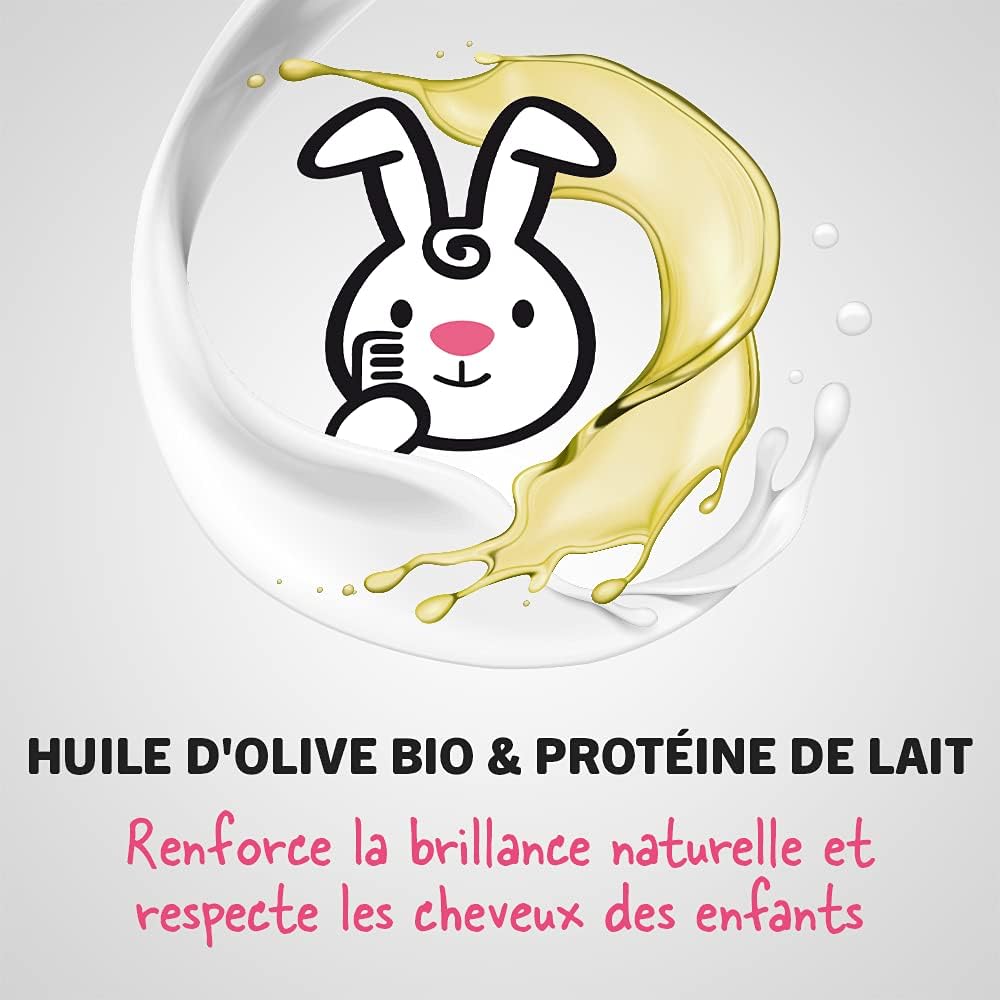 Sanosan - Spray démêlant enfants 125ml - Olive bio et protéines de lait, sans rinçage (x6)