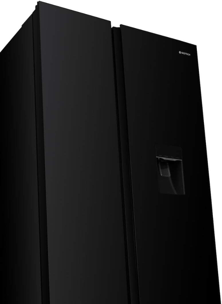 GEDTECH - réfrigérateur multi-portes 510L, eau, noir - GSBS510BL