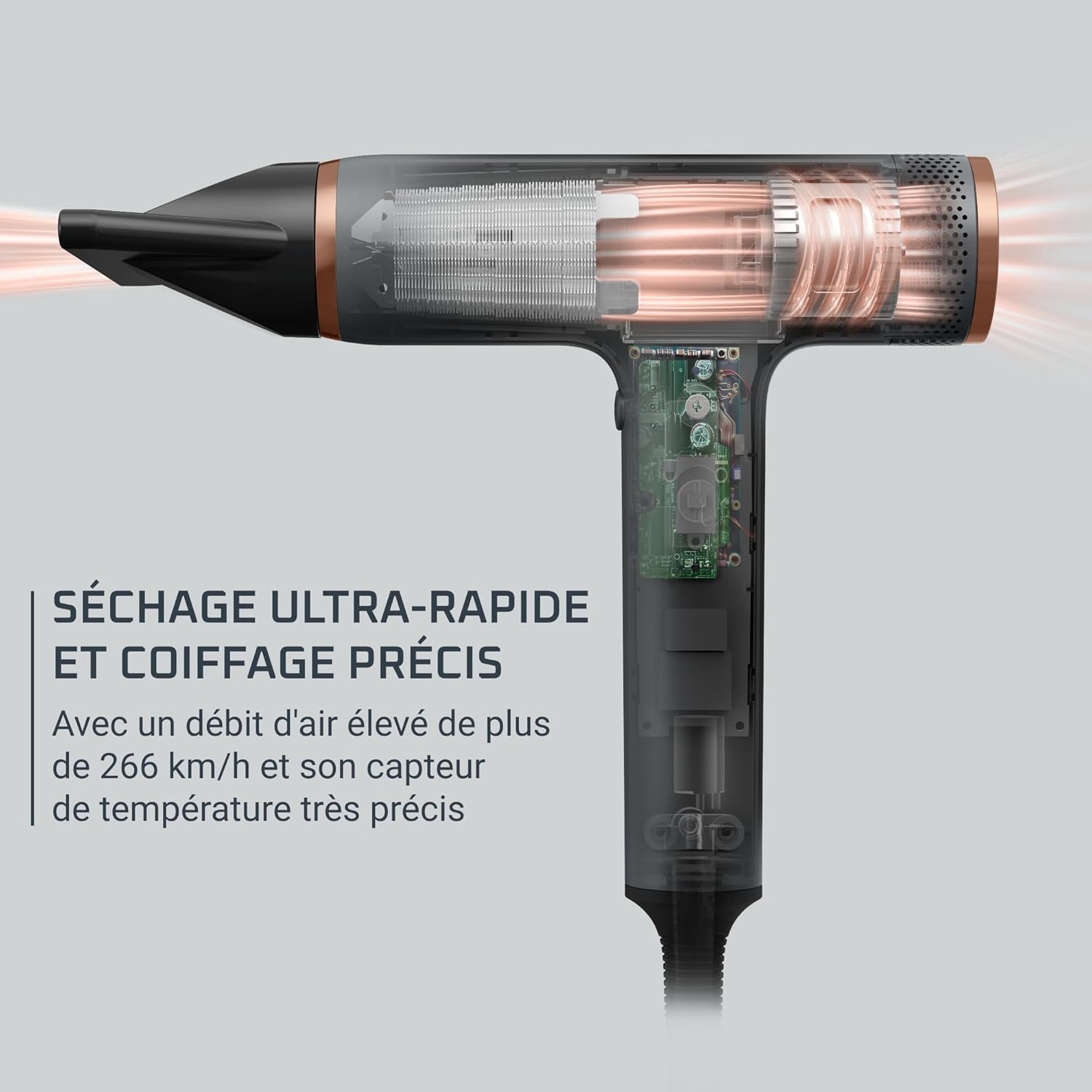 Rowenta - Maestria Nano - 1700W - ultra léger, 3 vitesses/temperatures, HY8120F0