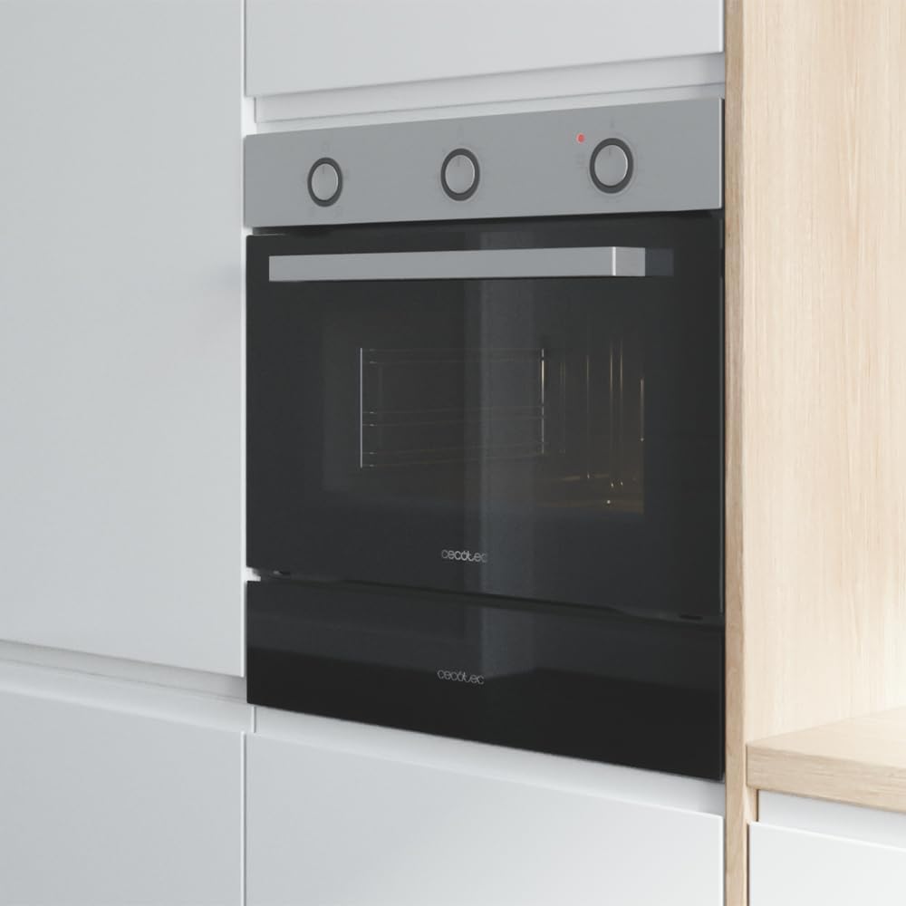 Cecotec - Four encastrable Bolero Hexa - 45 cm - 56L, 2600W, Inox, 4 fonctions, A, C134500