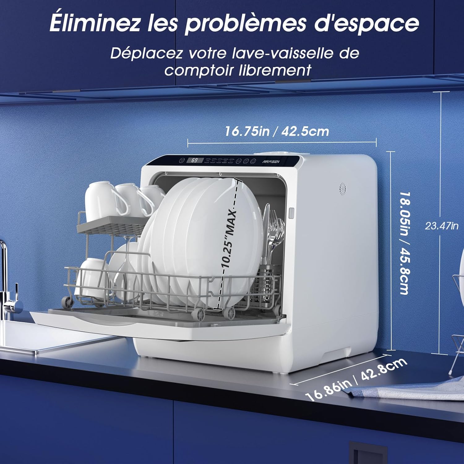 AIRMSEN - 5L, écran LED