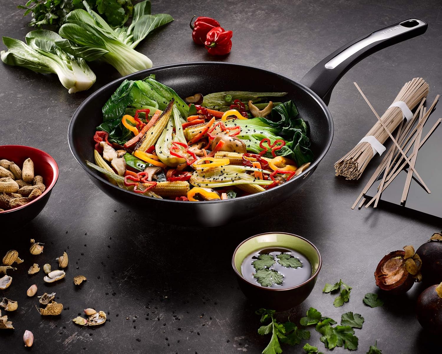 Tefal - Emotion - wok 28cm - antiadhésif, induction, garantie 10 ans, E3001904
