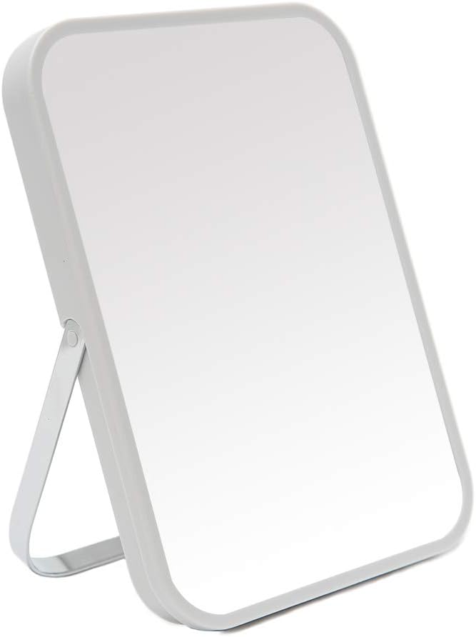 YEAKE - miroir de maquillage, 20,3 cm, support métal, réglable 90°, portable