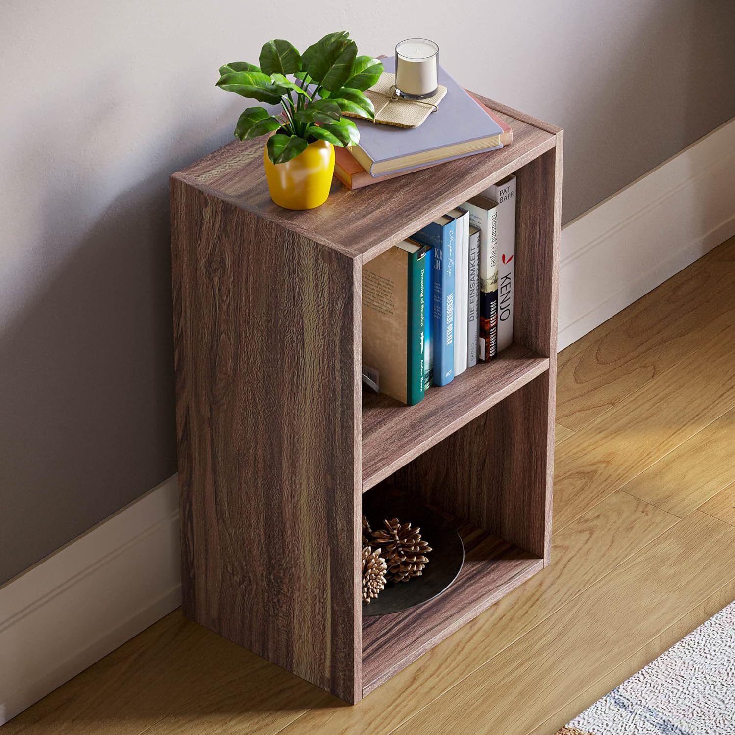Vida Designs - Oxford 2 niveaux - 54x32x24cm - bibliothèque moderne, rangement compact