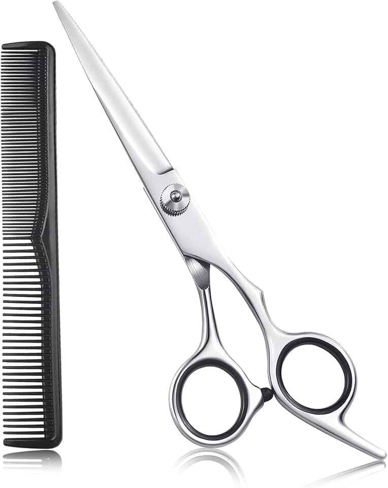 Ciseaux coiffure - acier inoxydable - 6 pouces - pour enfants, hommes, femmes