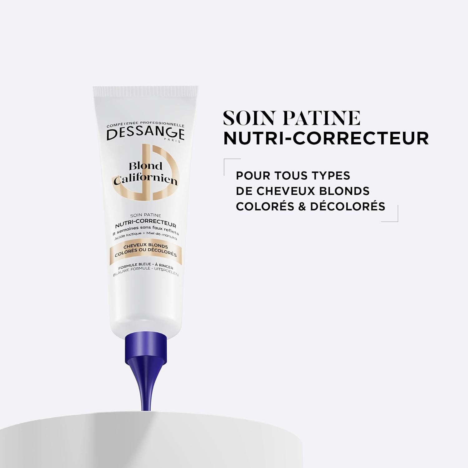 DESSANGE - Routine Nutri-Correctrice Cheveux Blonds - 280ml/140ml - Nutrition & Éclat