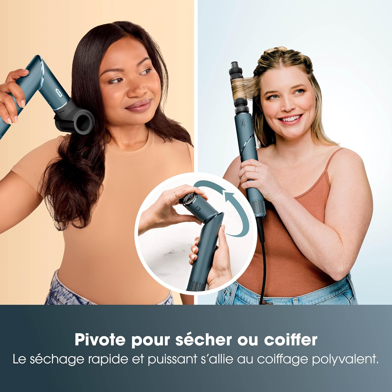Shark - FlexStyle Air Styler - sèche-cheveux multi-accessoires, tous types de cheveux